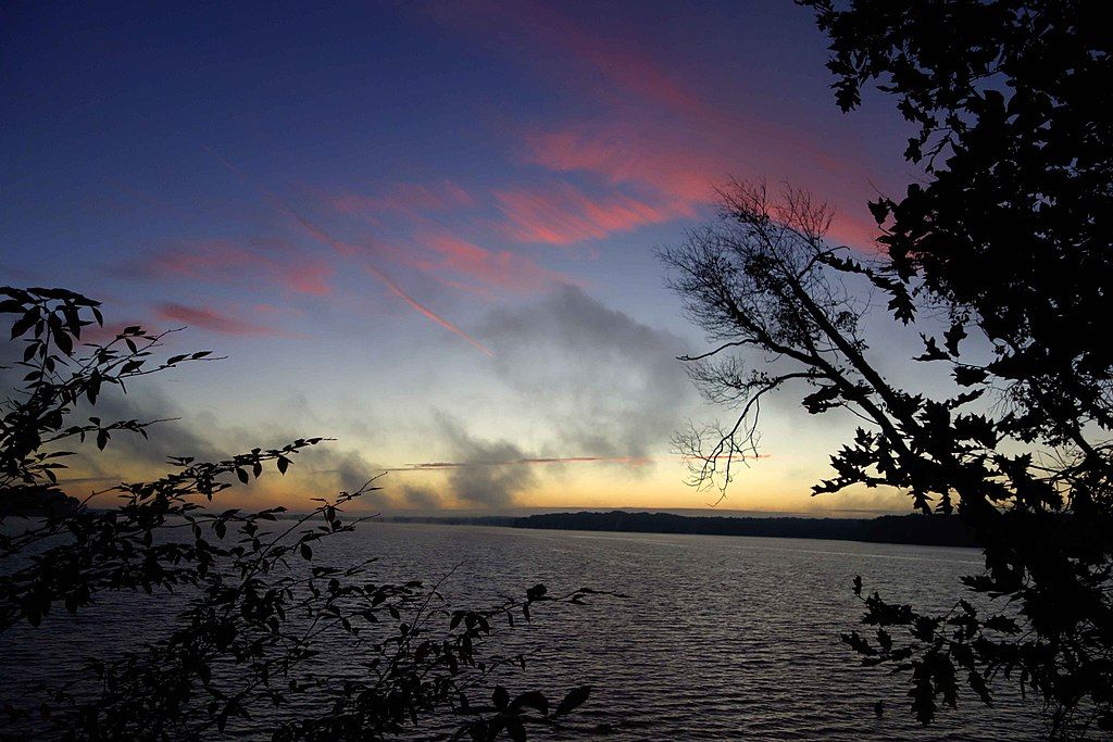 Sunset over West Branch State Park