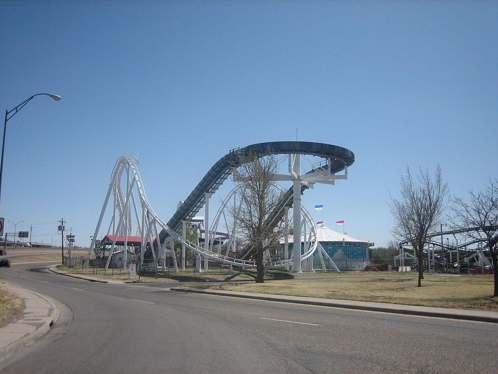 Rollercoaster at Wonderland Amusement Park