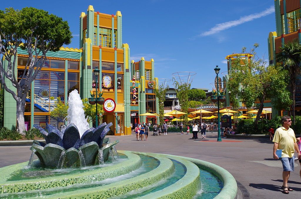 Build-a-bear building at the Downtown Disney District