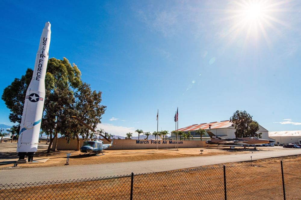 Exterior of March Field Air Museum