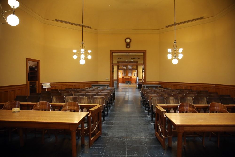 Interior of the Old Courthouse Museum