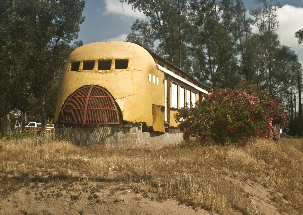 Old railway diner at Southern California Railway Museum
