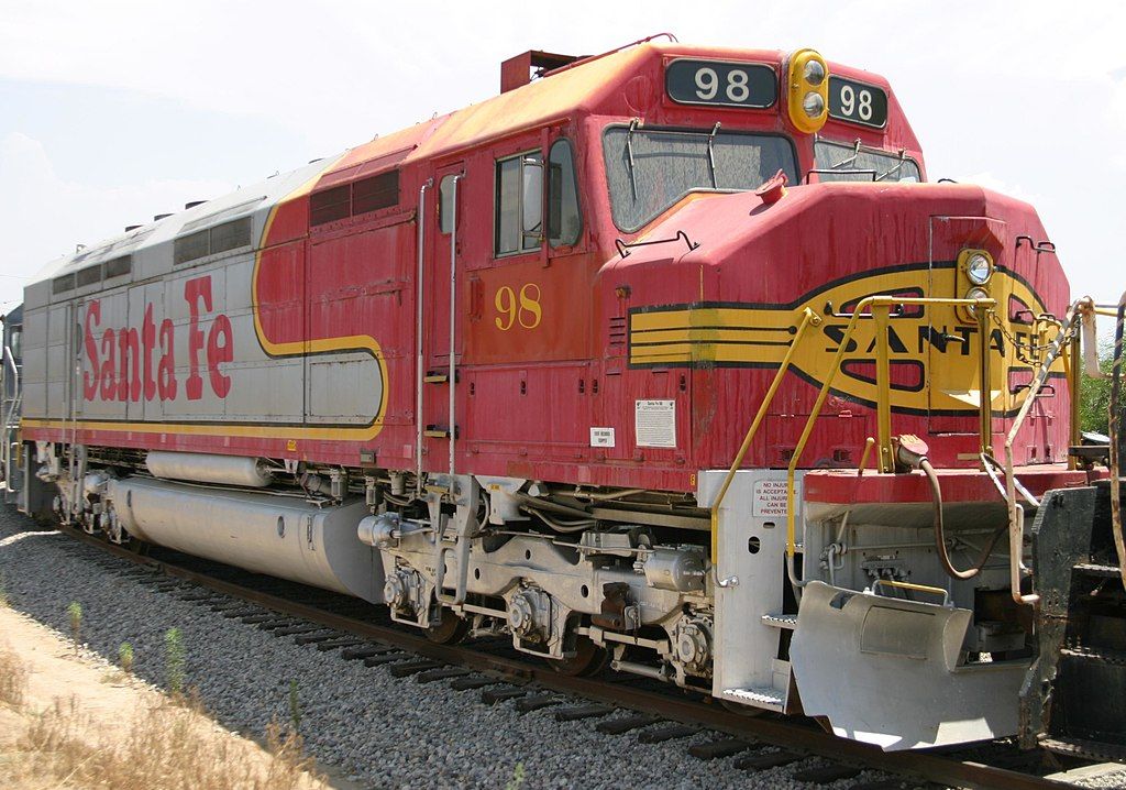 Santa Fe locomotive at Southern California Railway Museum