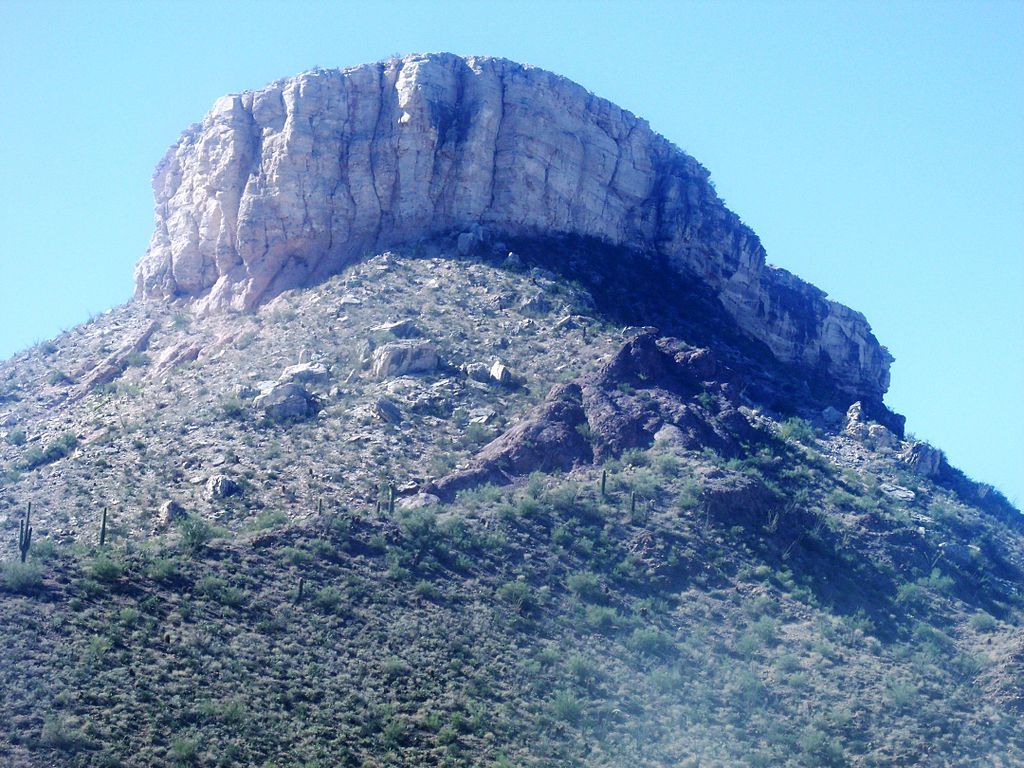 Indian mesa ruins at Lake Pleasant Regional Park