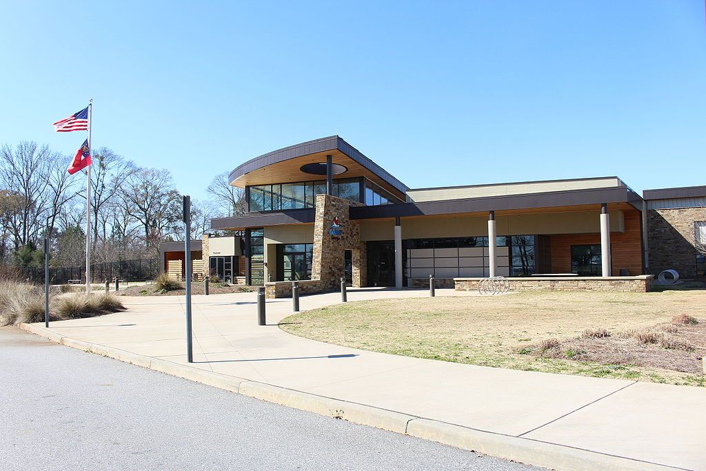 Exterior of Go Fish Education Center