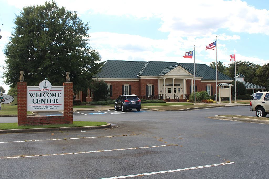 Exterior of Perry Welcome Center