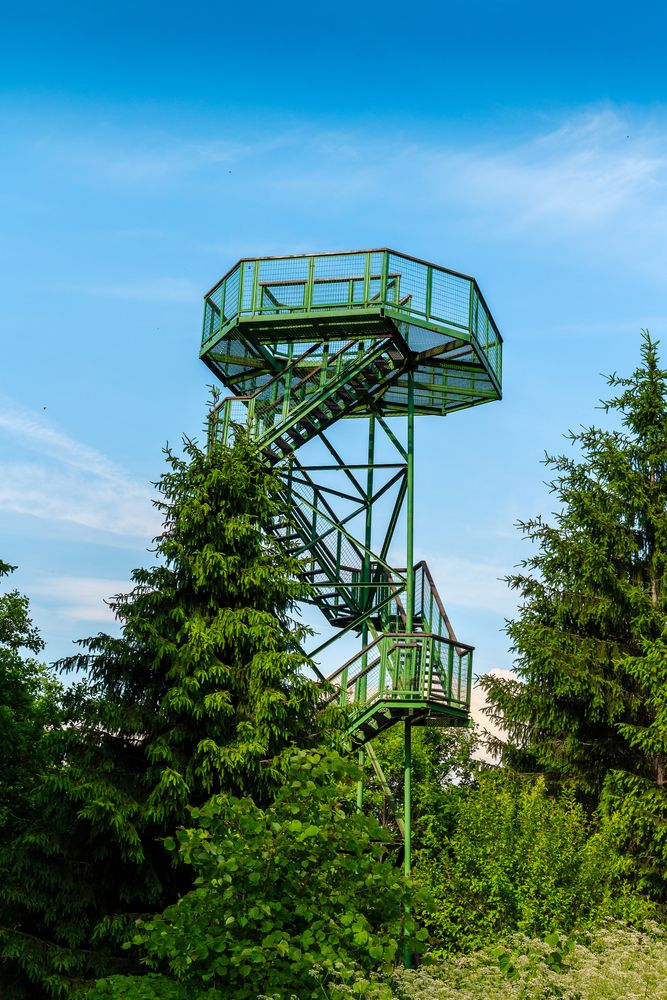 Observation tower at Big Lagoon State Park
