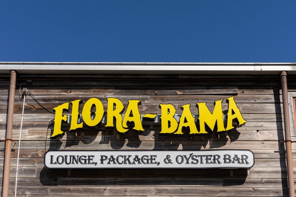 Building sign of Flora-Bama Lounge