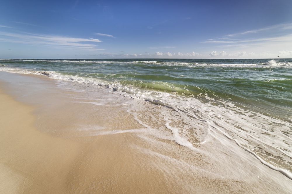 The waters of Gulf Islands National Seashore