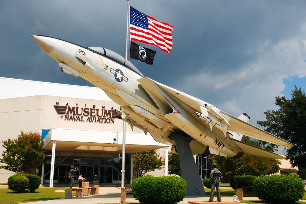 Exterior of National Naval Aviation Museum