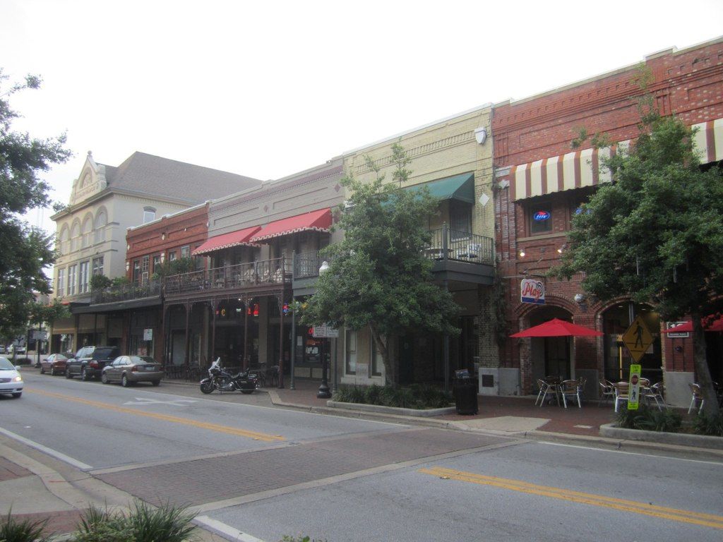 Buildings along Palafox Street