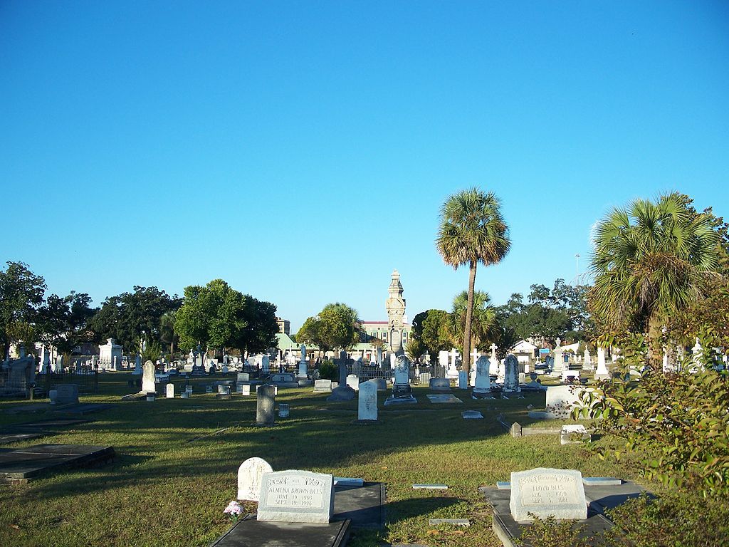 Daytime view of St. Michaels Cemetery