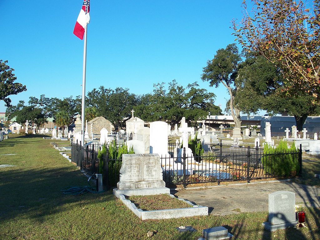 The grounds of St. Michaels Cemetery