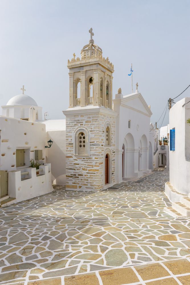 Exterior of a church at Marpissa Village