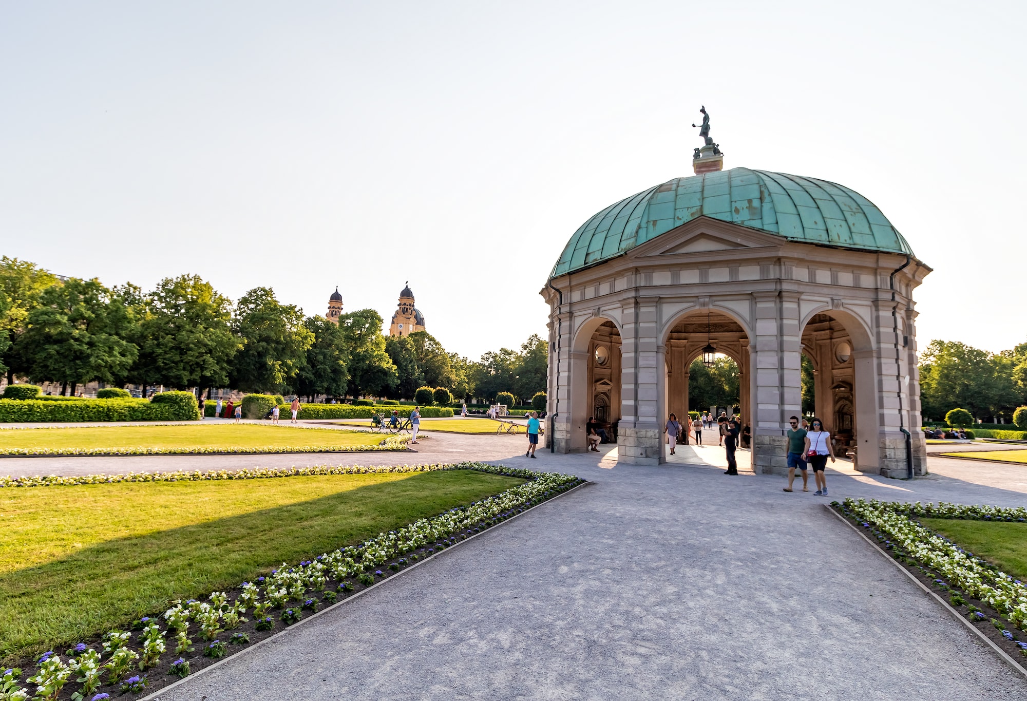 Horgarten - Court Garden - Diana Temple in Munich