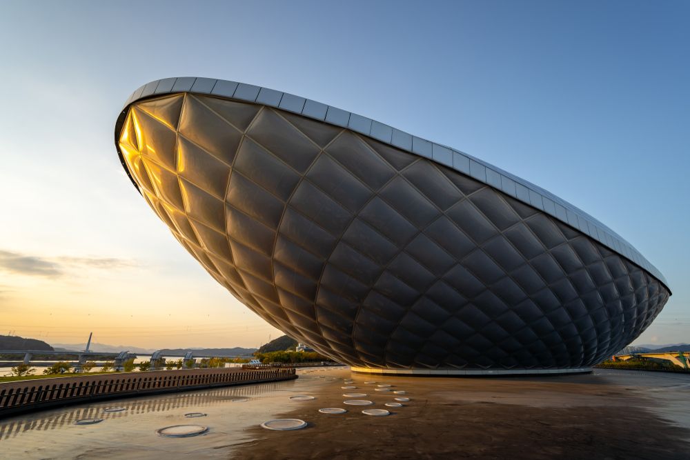 View of ARC during Sunset