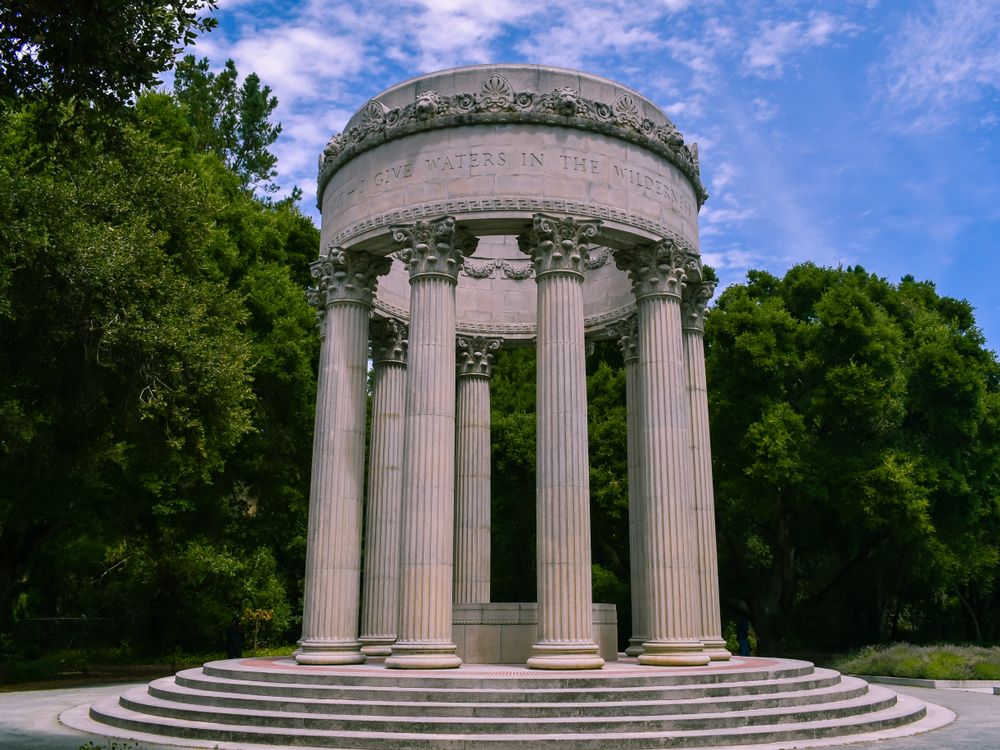 View of Pulgas Water Temple
