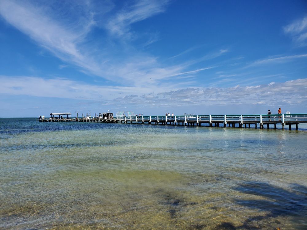 Side view of the Bokeelia Fishing Pier