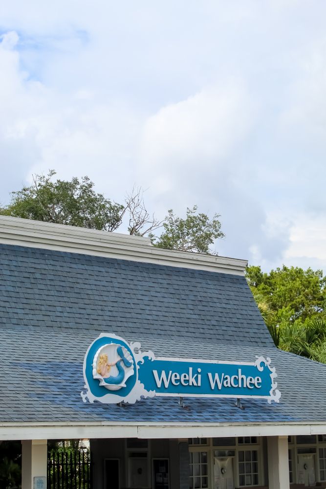 Signage of Weeki Wachee Springs State Park