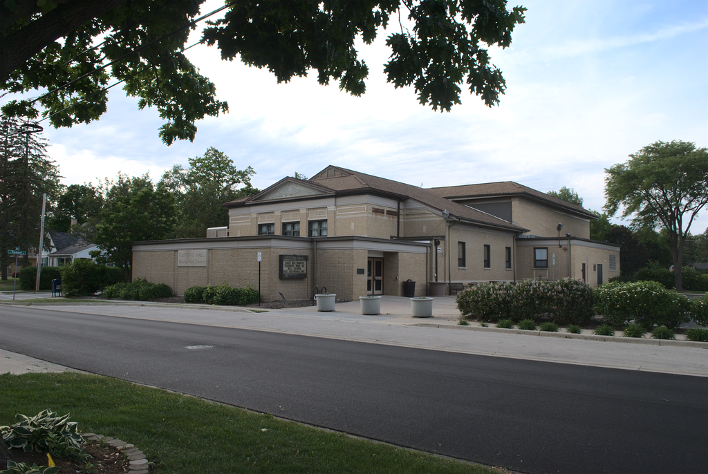 Exterior of Cutting Hall Performing Arts Center