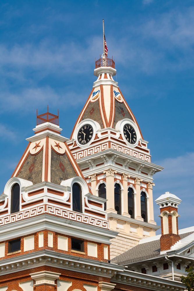 Clocktower of Livingston County Courthouse