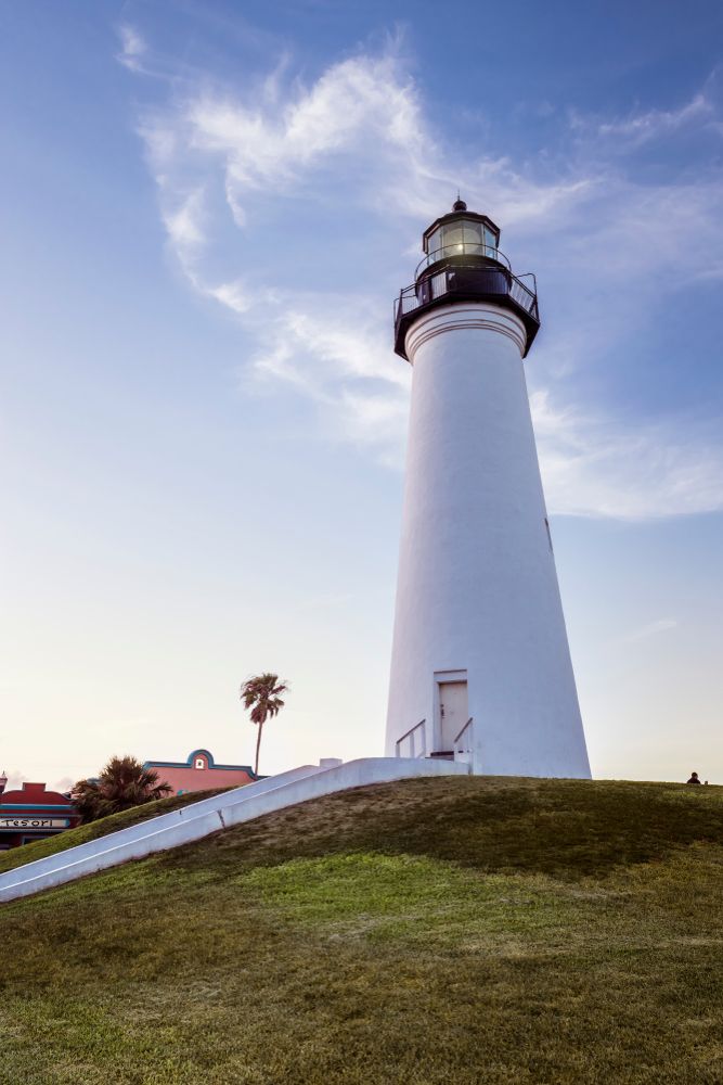 Daytime view of Port Isabel Lighthouse