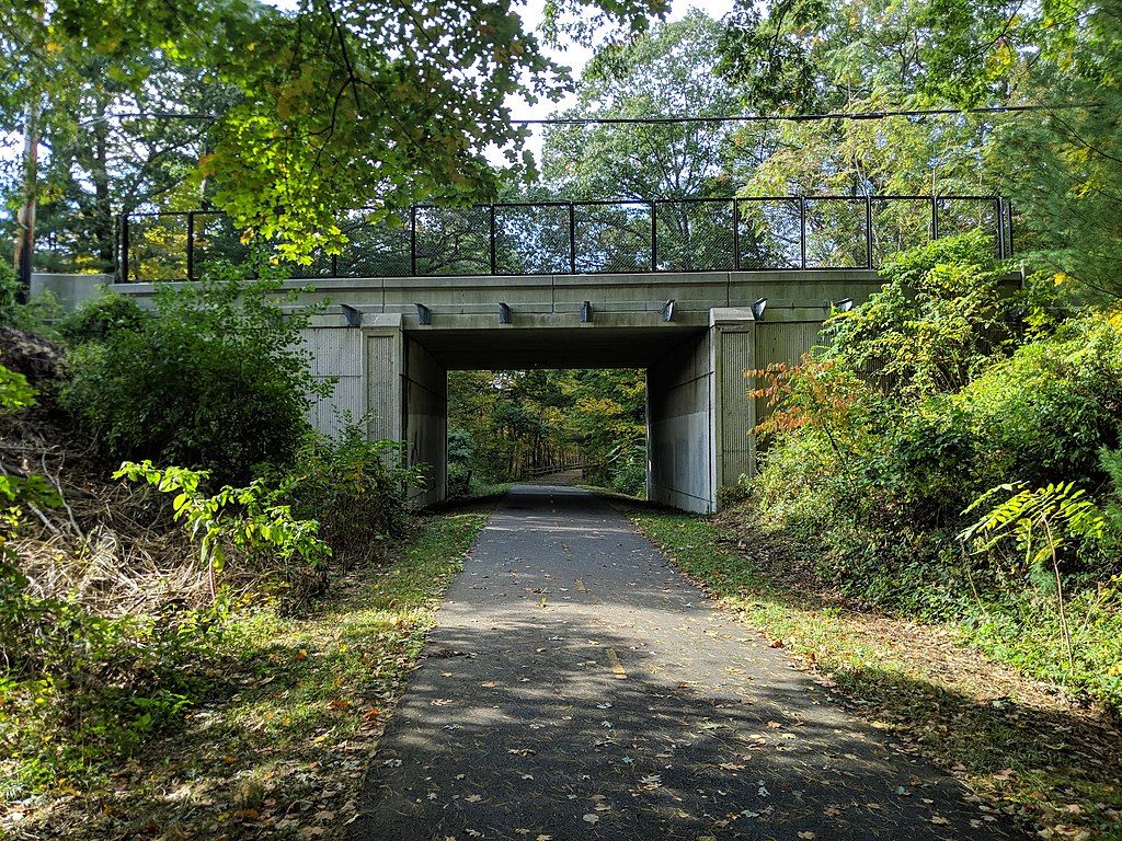 A bridge at Independence Greenway