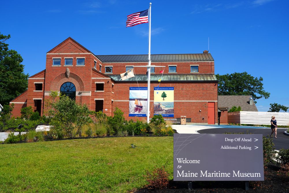 Exterior of the Maine Maritime Museum
