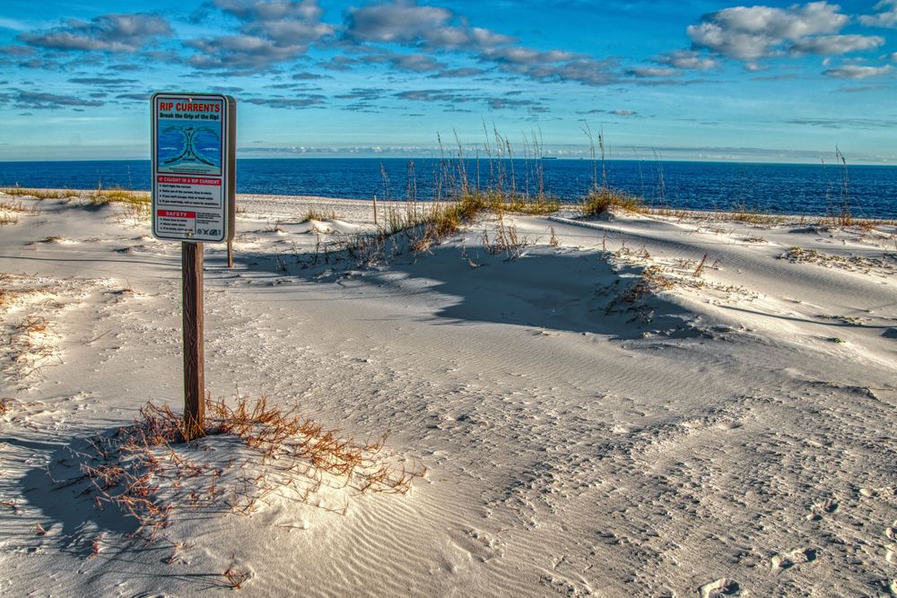 The sands of Gulf Islands National Seashore