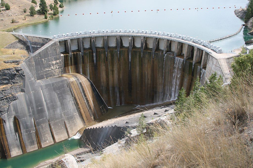 Daytime view of Seli'š Ksanka Qlispe’ Dam