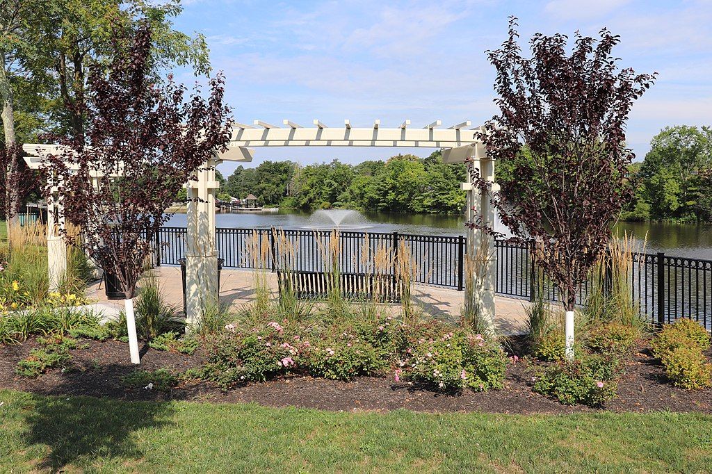 The pond at Columbus Park