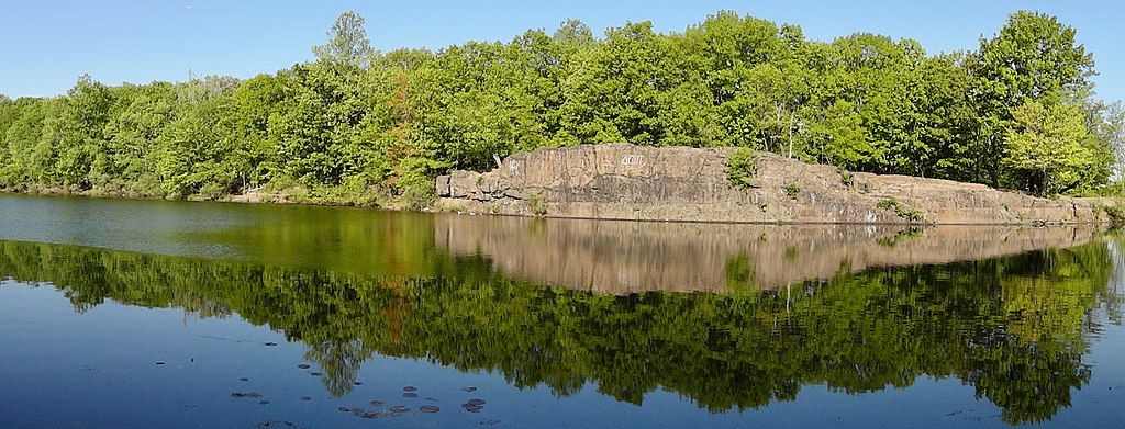 Barbour pond at Garret Mountain Reservation