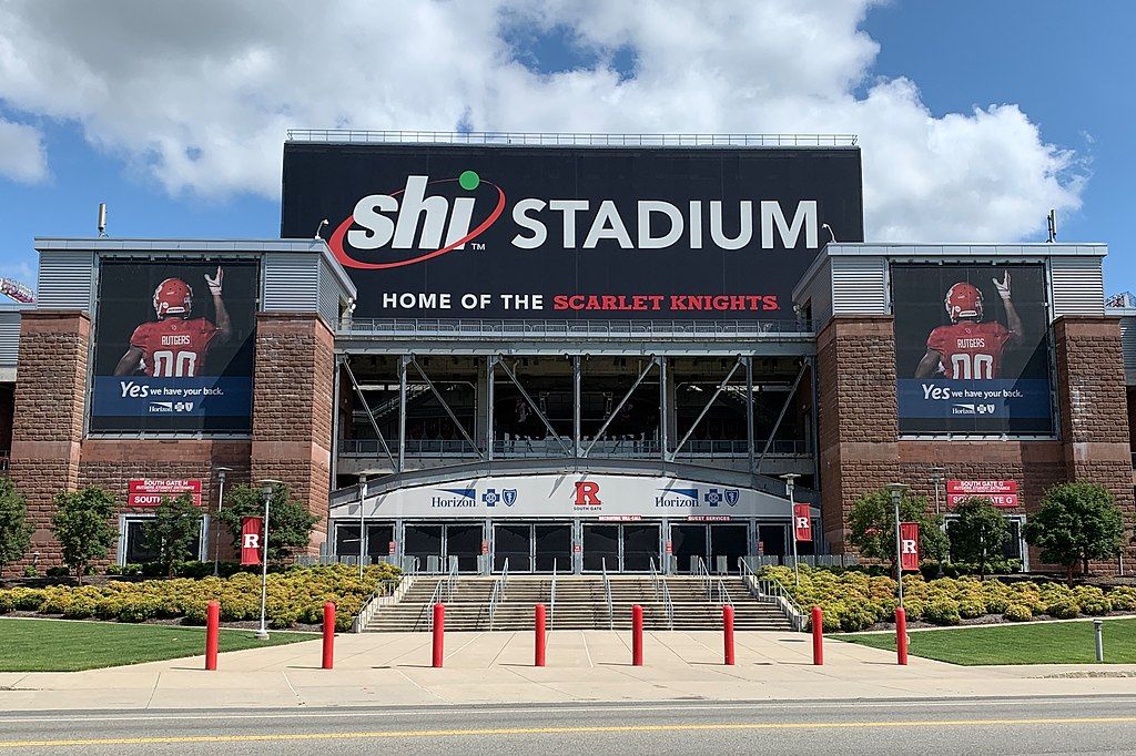 Exterior of SHI Stadium