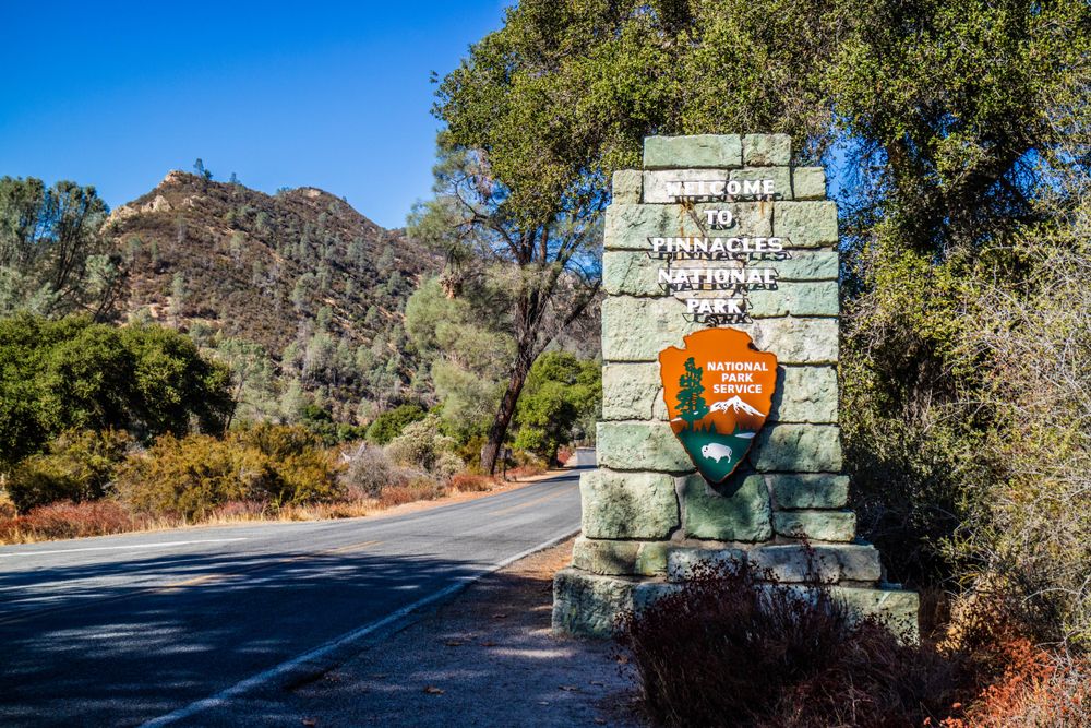 Daytime view of the Park’s Welcome Sign