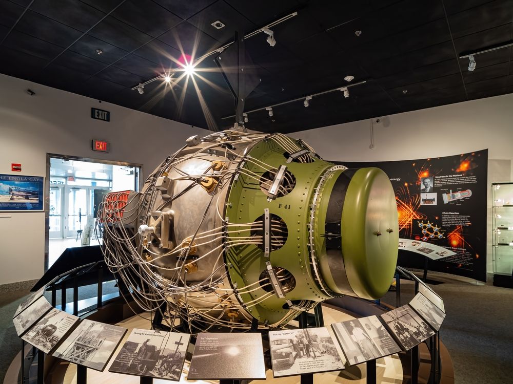 Exhibit in the Atomic Museum