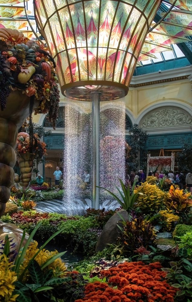 Atrium of Bellagio Conservatory & Botanical Gardens