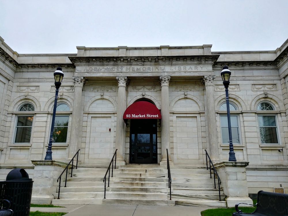 Entrance to the Adriance Memorial Library
