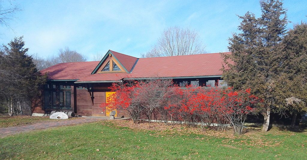 A house at the Farm and Ecological Preserve