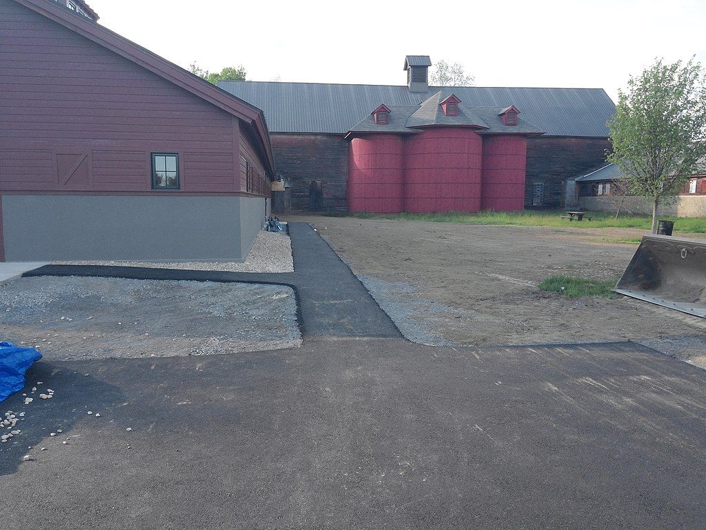 A barn at the Farm and Ecological Preserve