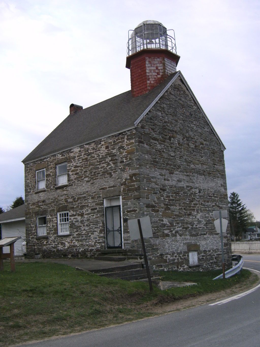 Exterior of Salmon River Lighthouse and Marina