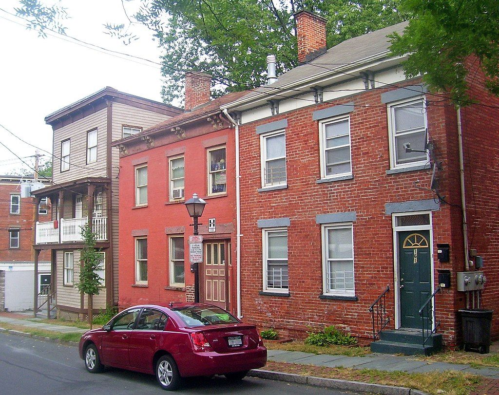 Houses along Union Street Historic Neighborhood