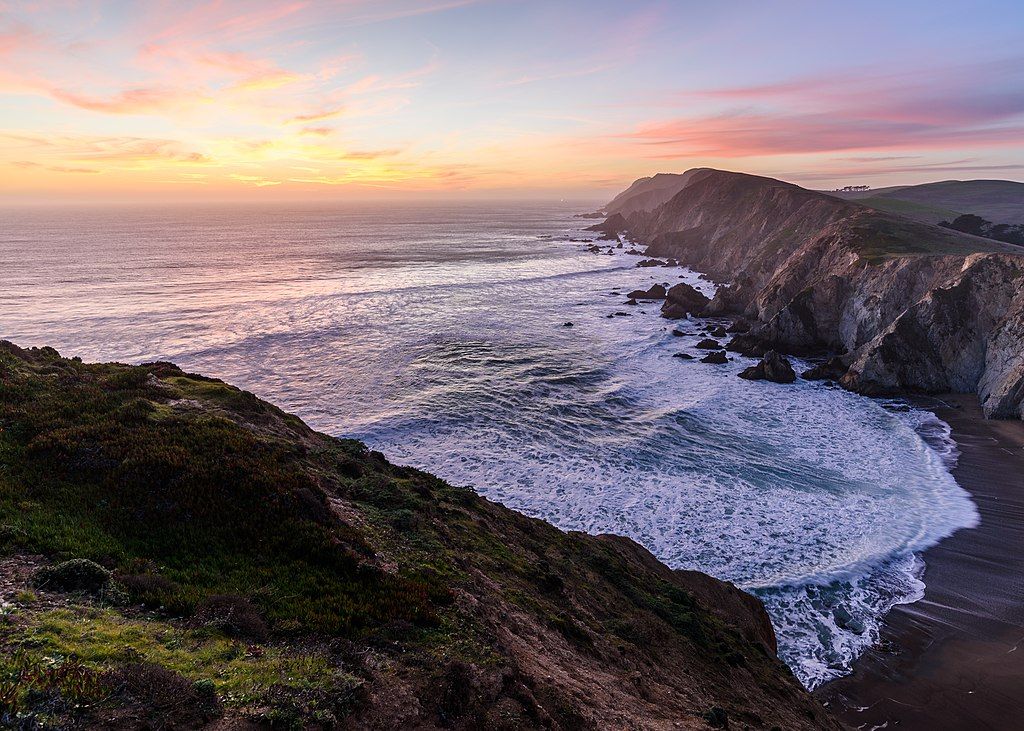 Sunset view from Chimney rock.