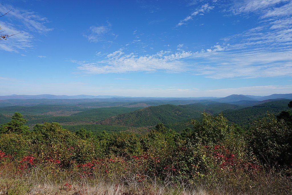 Emerald vista at Talimena National Scenic Byway