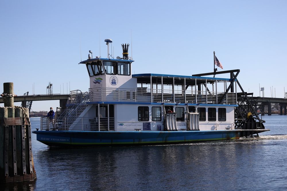 Portsmouth ferry on Elizabeth River