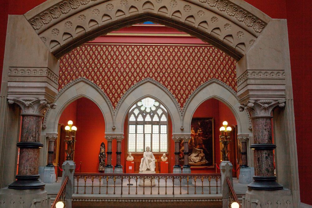 Interior of Pennsylvania Academy of the Fine Arts