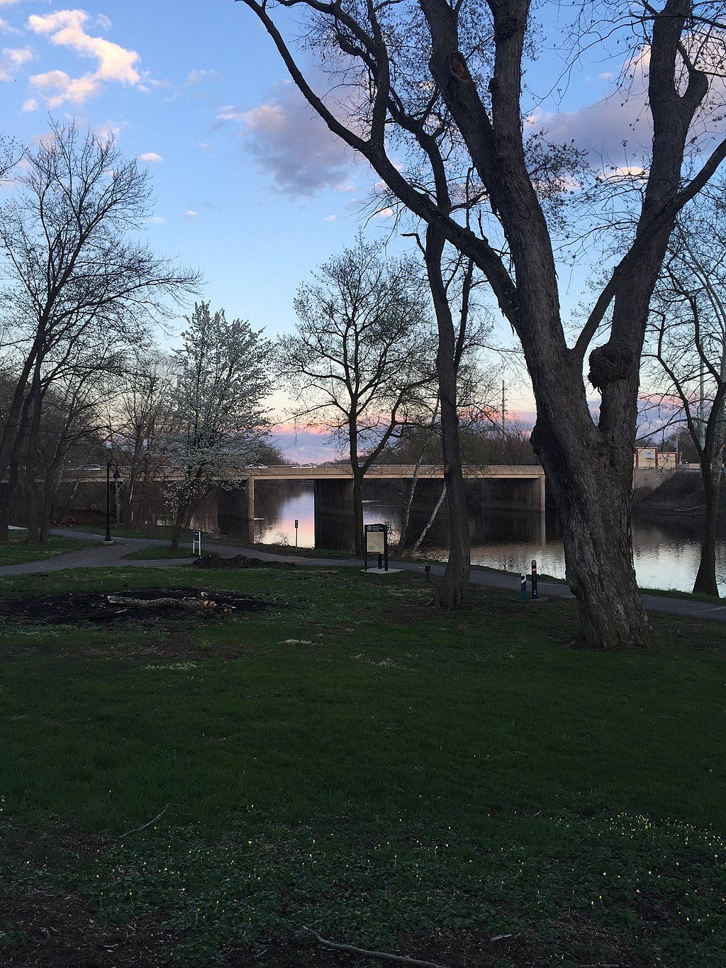 The grounds of Pottstown Riverfront Park