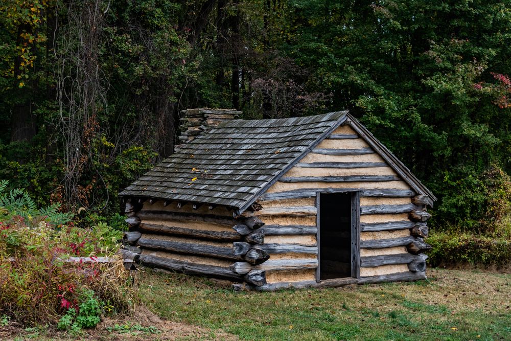 Winter encampment cabin at Valley Forge National Historical Park