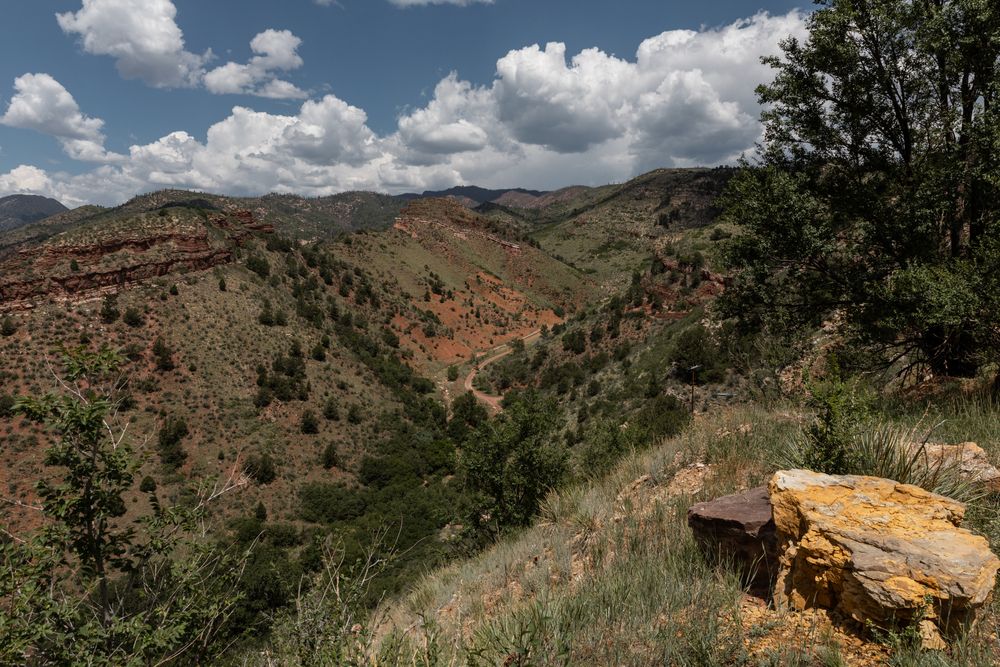 Mountain views from Cave of the Winds Mountain Park