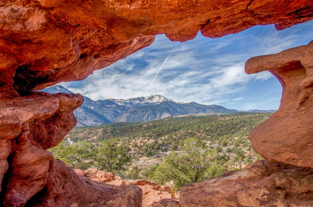 A rock formation at Garden of the Gods