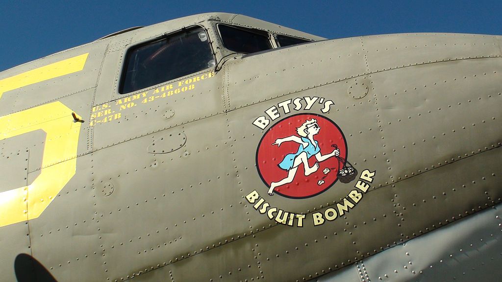 Betsy's biscuit bomber aircraft at Estrella Warbirds Museum